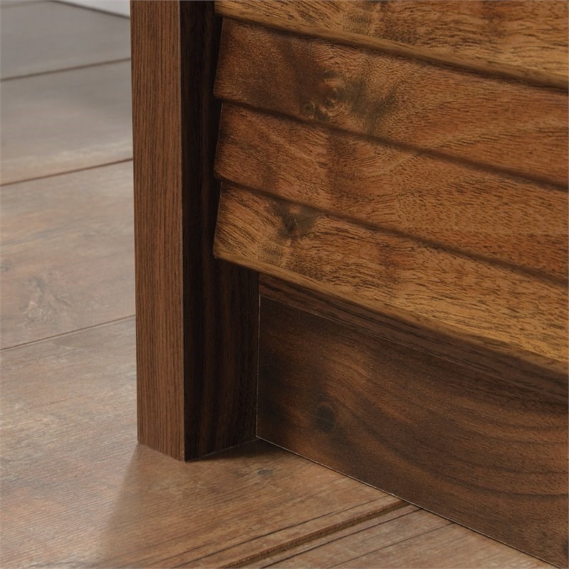 Pemberly Row Engineered Wood Lateral File Storage Cabinet in Walnut