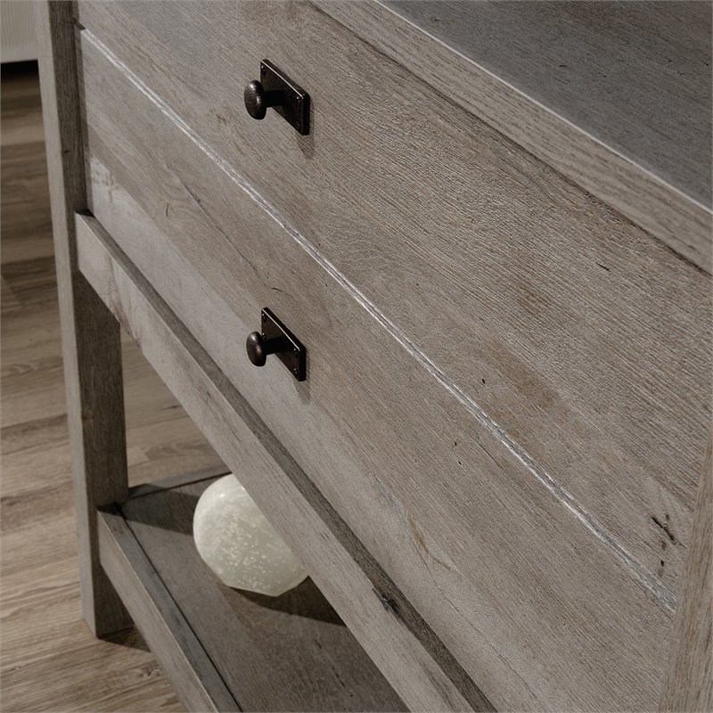 Pemberly Row Engineered Wood Lateral Filing Cabinet in Mystic Oak