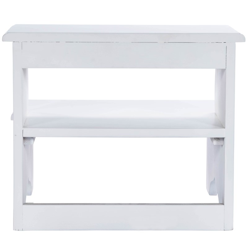 Beaumont Lane Mastercrafted Step Stool in White