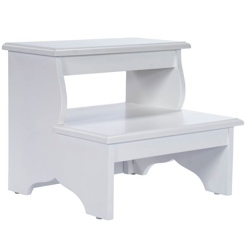 Beaumont Lane Mastercrafted Step Stool in White