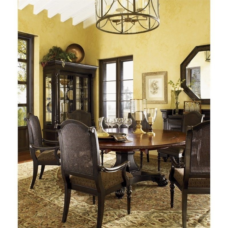 beaumont lane round formal dining table in cassis bl4754185722