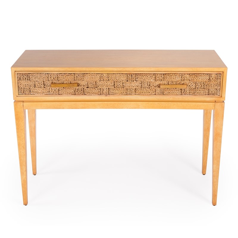 Beaumont Lane Natural Light Wood Console Table Homesquare