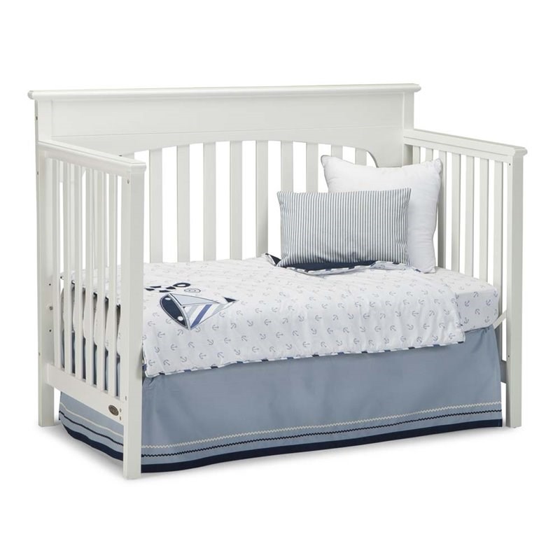 Graco Lauren 4-in-1 Convertible Crib in White