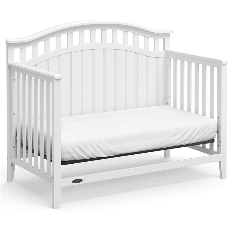 Graco Harper 4 in 1 Convertible Crib in White Homesquare