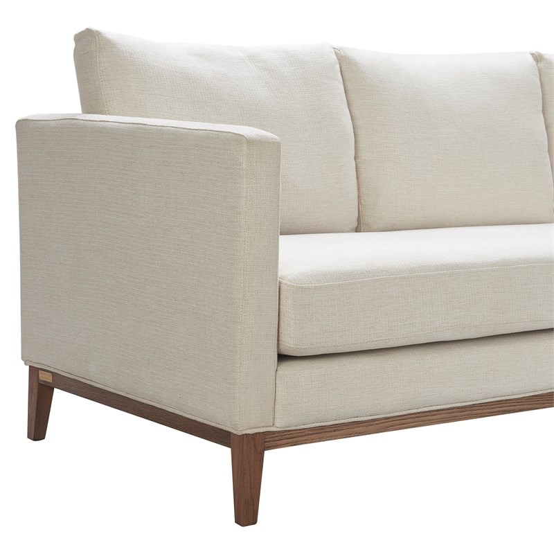 Tommy Hilfiger Guilford Sofa with Solid Wood Base Coastal Cream