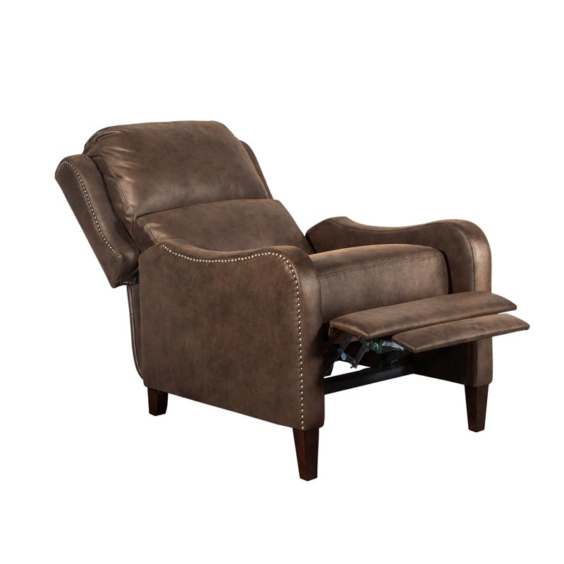 tommy hilfiger eddington modern recliner chair twotone