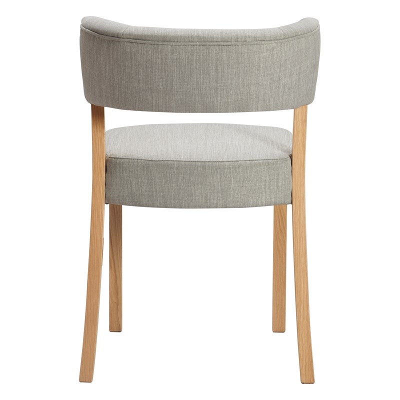 Tommy Hilfiger Waltham Dining Chair Set of 2 Light Gray Homesquare
