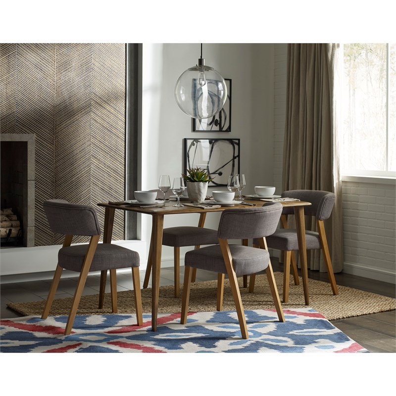 Tommy Hilfiger Waltham Dining Chair Set of 2 Light Gray Homesquare