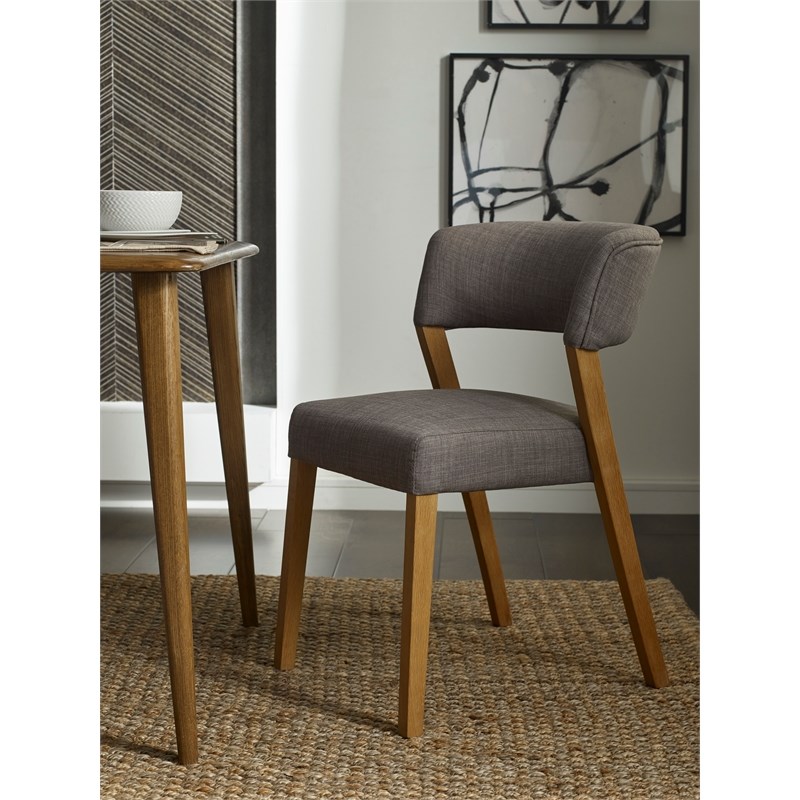 Tommy Hilfiger Waltham Dining Chair Set of 2 Light Gray Homesquare