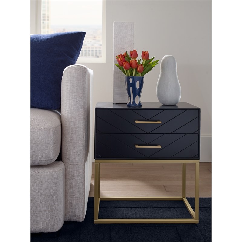 black and gold bedside cabinets