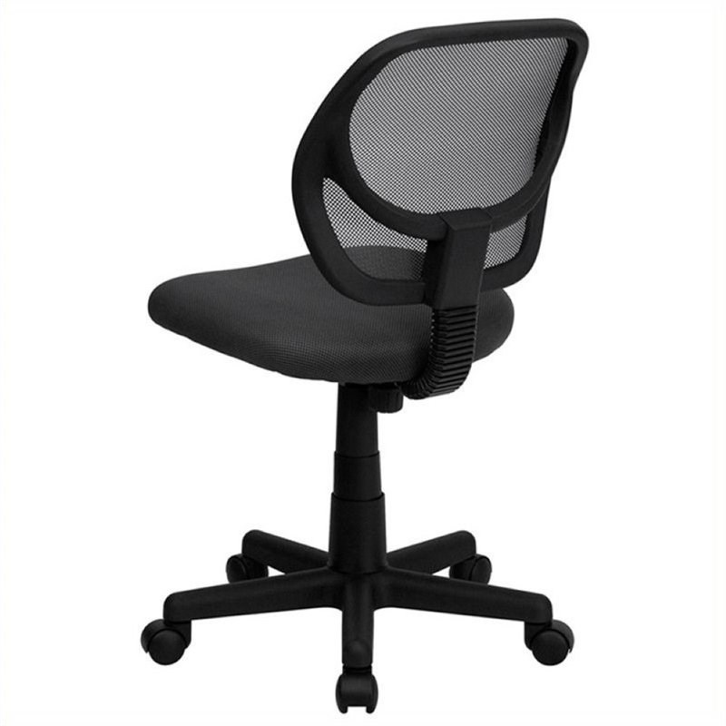 Scranton & Co Mid-Back Mesh Task and Office Chair in Gray