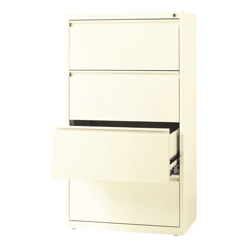 Scranton & Co 4 Drawer Lateral File Cabinet in Cloud
