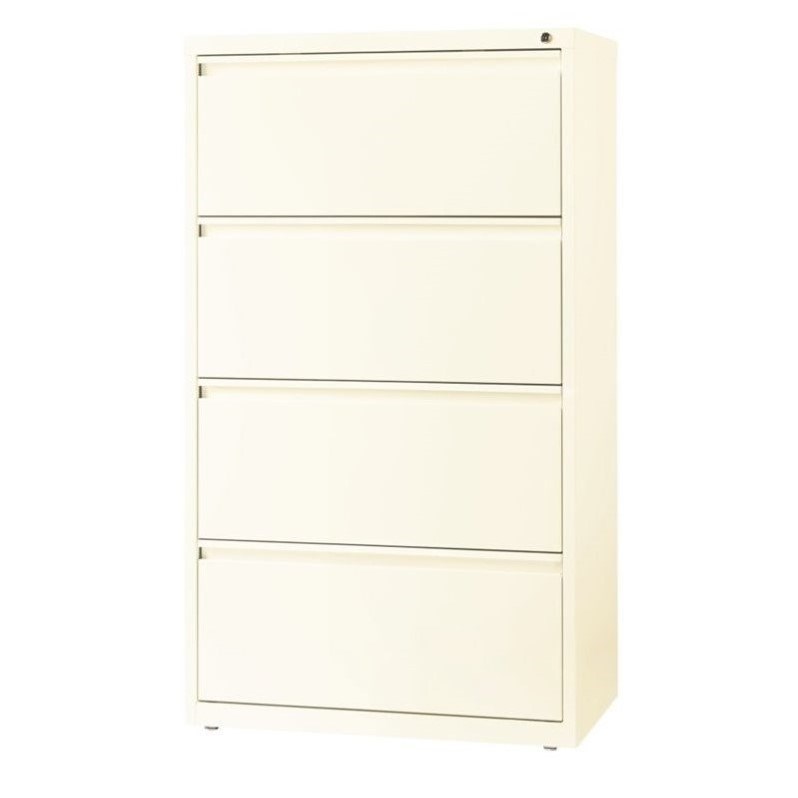 Scranton & Co 4 Drawer Lateral File Cabinet in Cloud