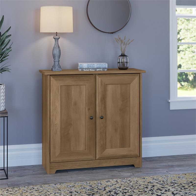 Scranton & Co Furniture Cabot Small Storage Cabinet with Doors in Reclaimed Pine
