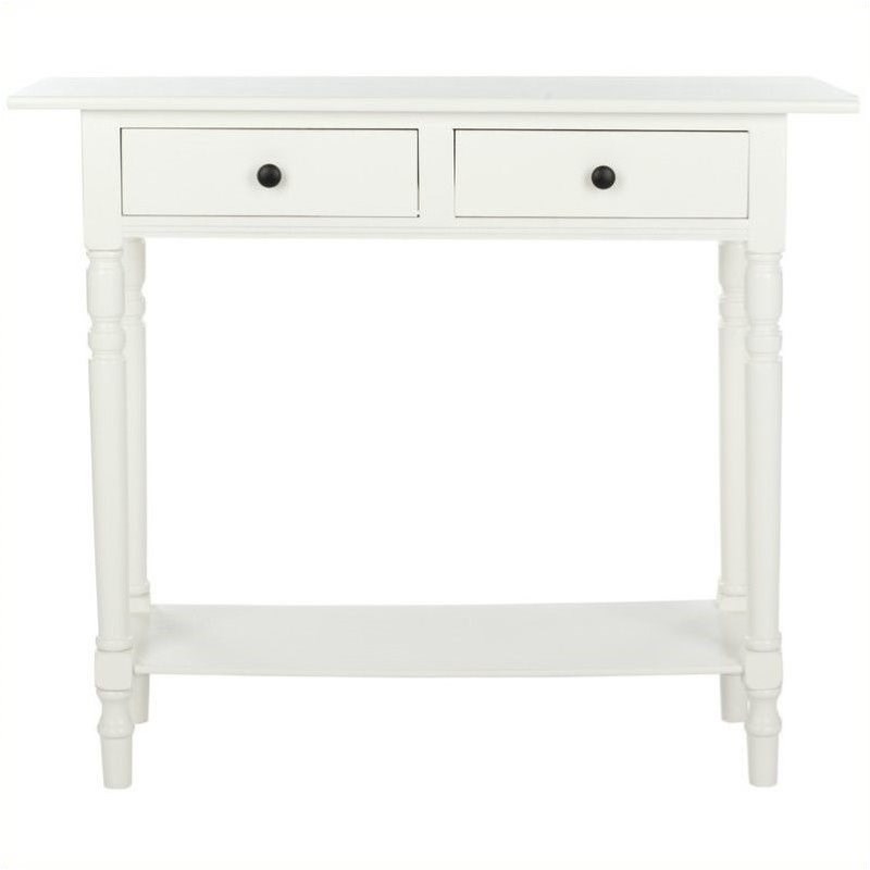 Hawthorne Collection Wood Console in Cream