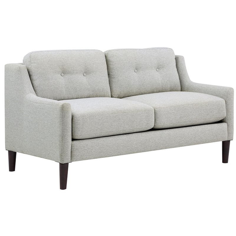 Hawthorne Collections Mellon Tufted Loveseat - Cream