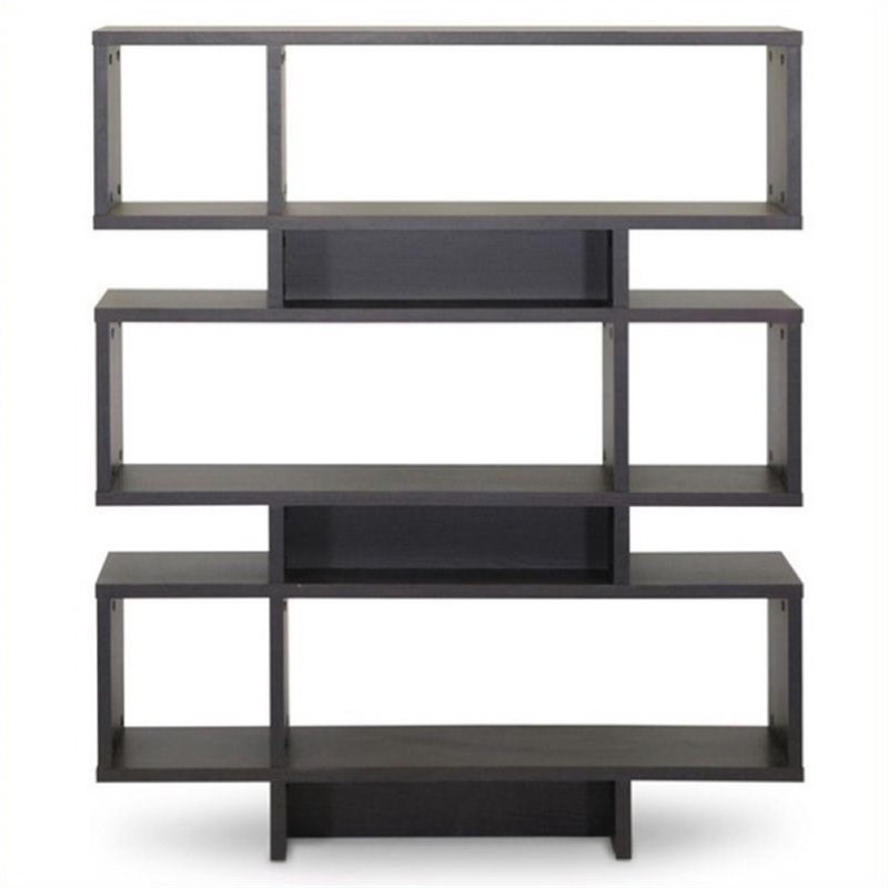 Atlin Designs 3 Shelf Bookcase in Espresso