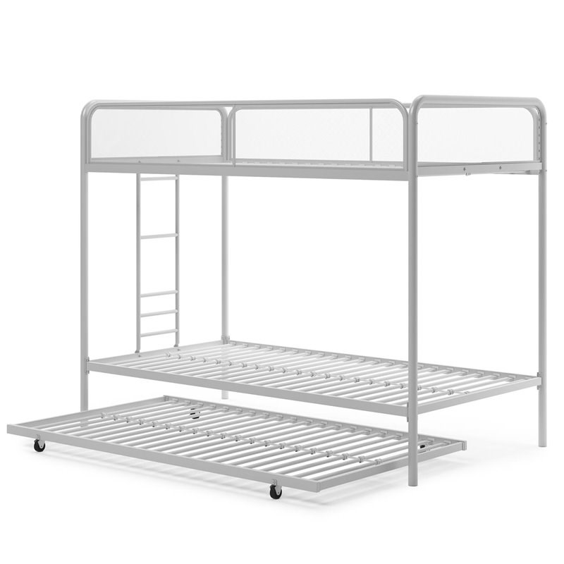 Rosebery Kids Twin Over Metal Bunk, Metal Bunk Bed With Trundle