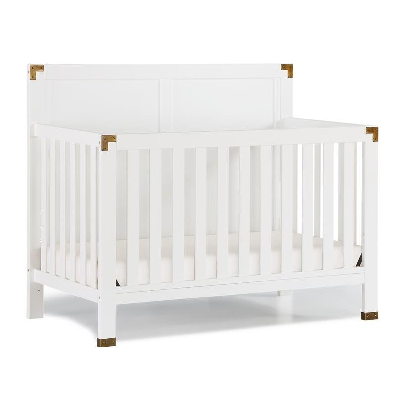 Rosebery Kids Transitional 5-in-1 Convertible Crib in White