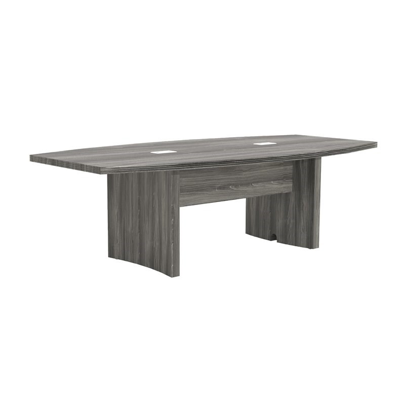 Mayline Aberdeen Series 8' Conference Table in Gray Steel