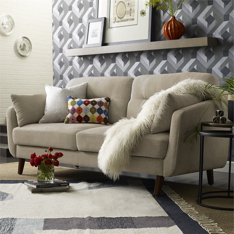 Elle Decor Chloe Sofa in Beige Homesquare