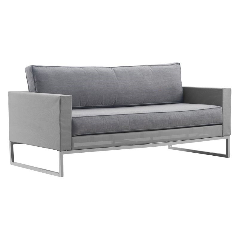 elle decor tropez sofa french gray mesh odso20008a