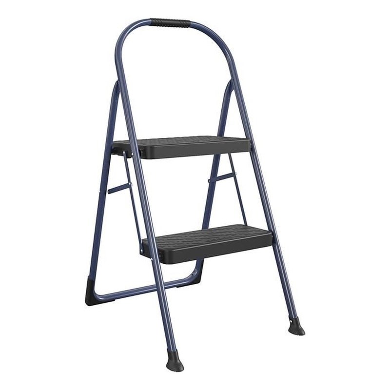 Cosco 2 Step Big Step Step Stool 225 Lb Weight Capacity Ansi Type Ii In Navy Homesquare 