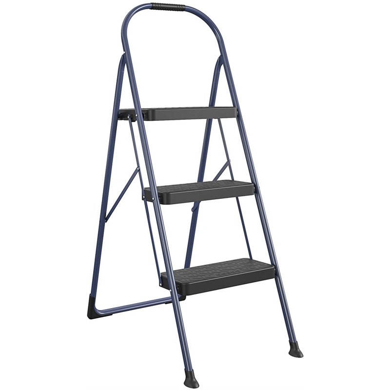 COSCO 3-Step BIG Step Step Stool 225 lb. Weight Capacity ANSI Type II in Navy