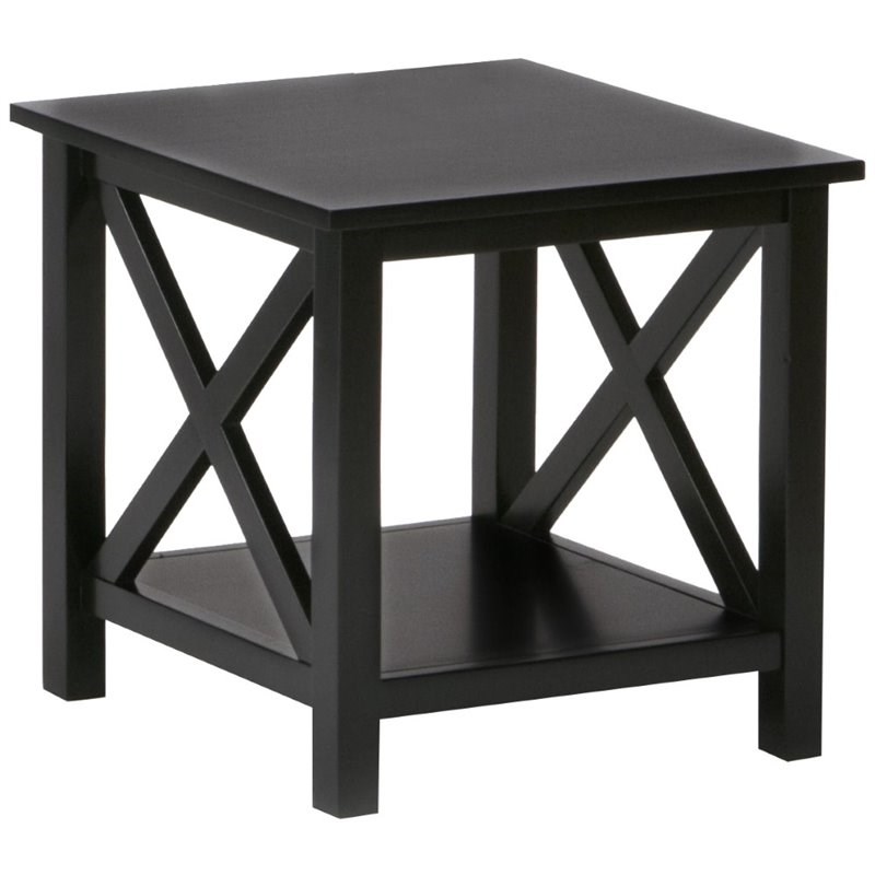 Progressive Furniture Seascape II 3 Piece Coffee Table Set in Textured Black