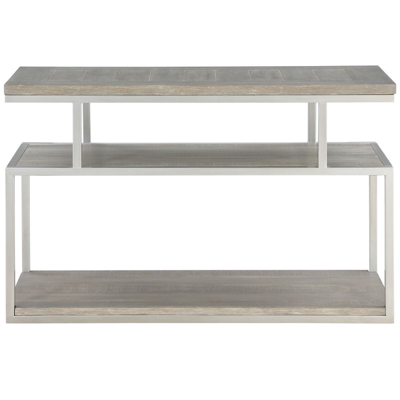 Progressive Furniture Lake Forest II Sofa/Console Wood Table Musk Gray/Natural