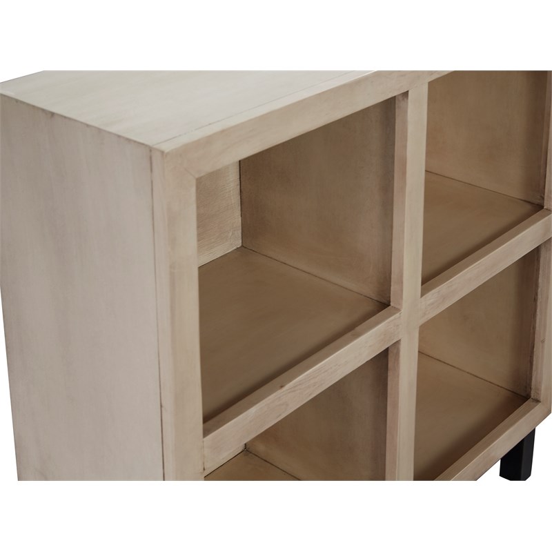 Progressive Furniture Library White Wood Accent Bookcase