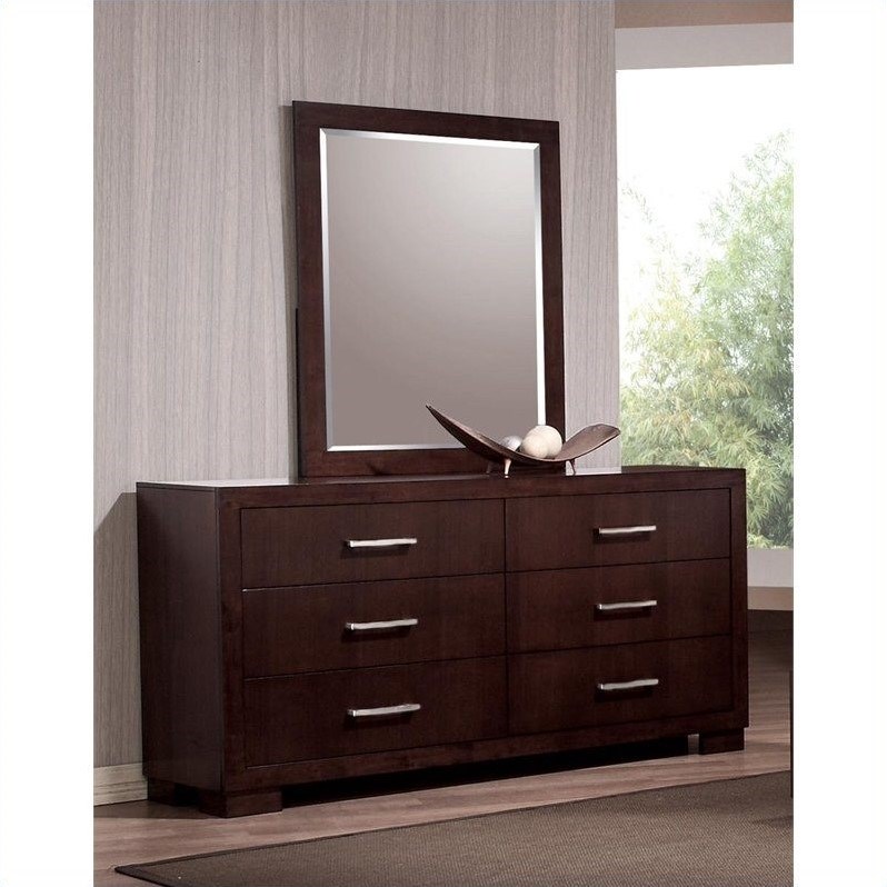 2 Piece Chest and Drawer Set in Dark Cappuccino Homesquare
