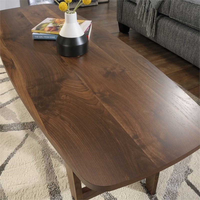3 Piece Coffee Table and 2 End Tables Set in Grand Walnut