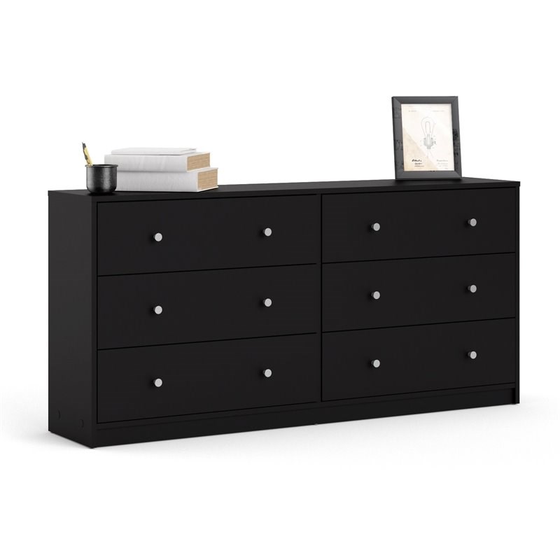 3 Piece Dresser and Nightstand Bedroom Set in Black Homesquare