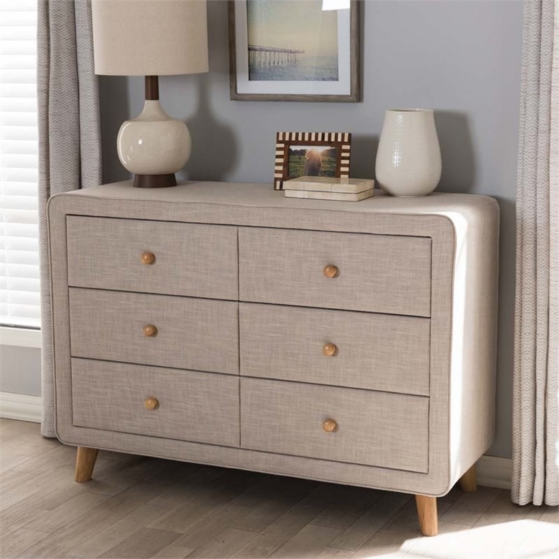 beige dresser and nightstand set