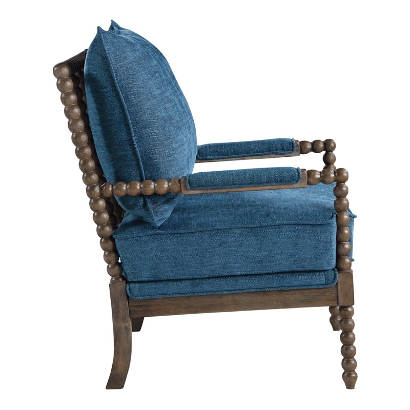 spindle wood frame chair