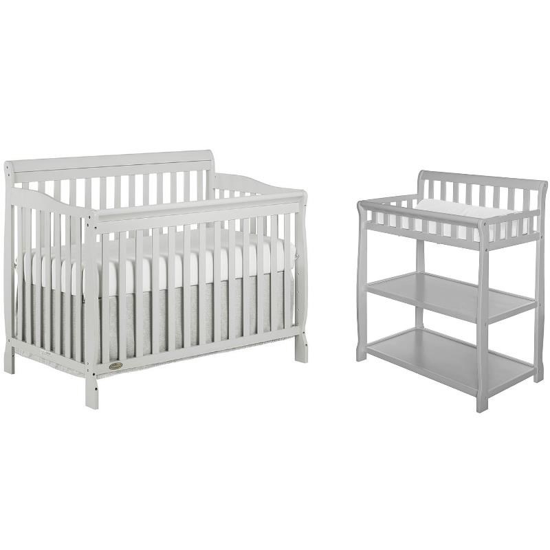 changing table and cot set