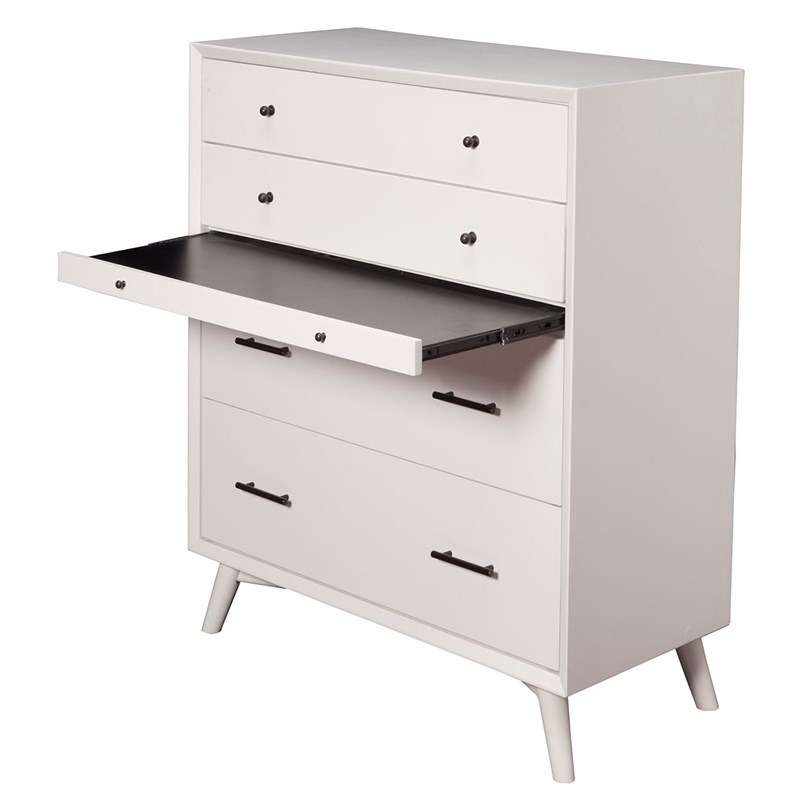 Home Square 3 Piece Set with Dresser Small Chest & Multifunction Chest in White