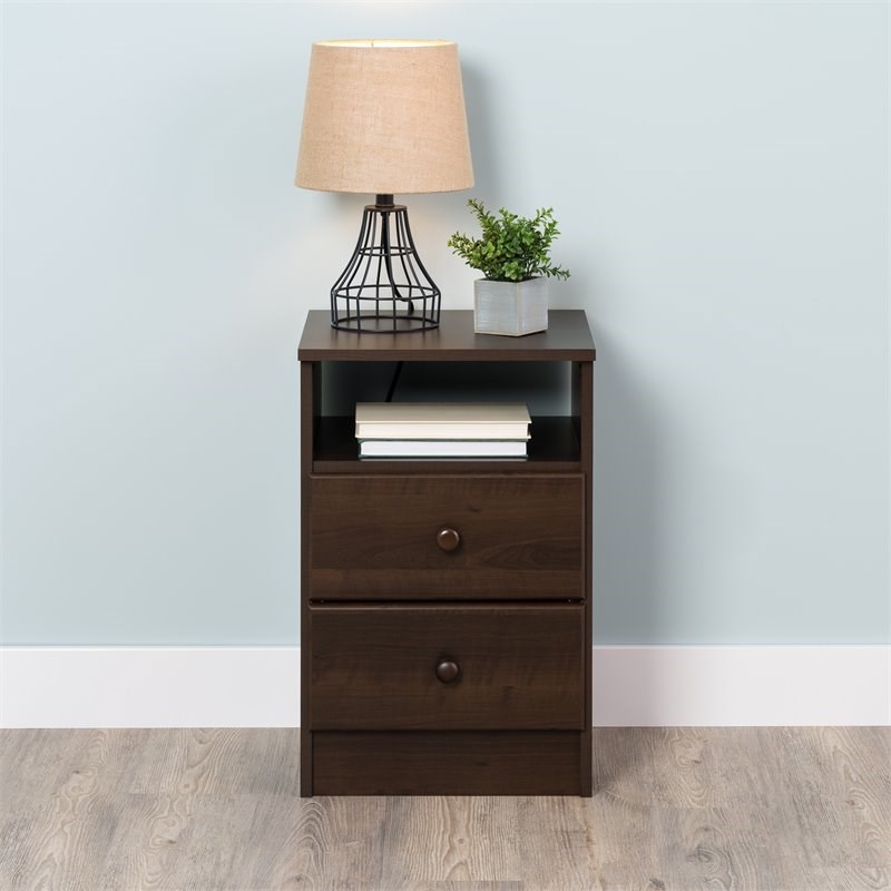 Home Square 3-Piece Set with 2 Nightstands and 6-Drawer Double Dresser