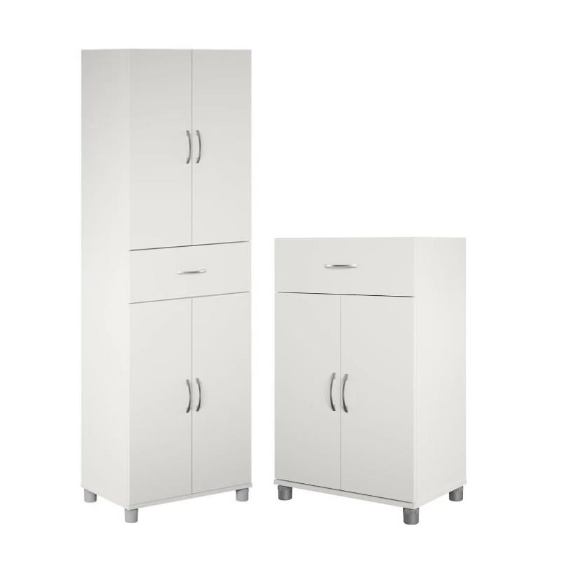 Home Square 2-Piece Set with Cabinet with Drawer and 24