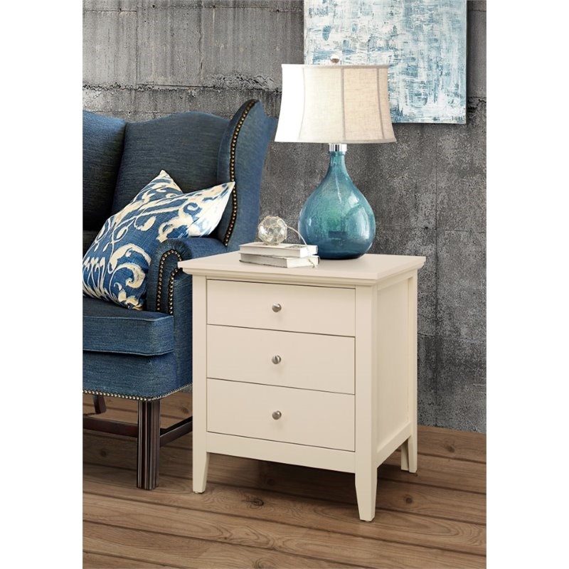 Home Square 2-Piece Set with 8-Drawer Dresser and 3-Drawer Nightstand in Beige
