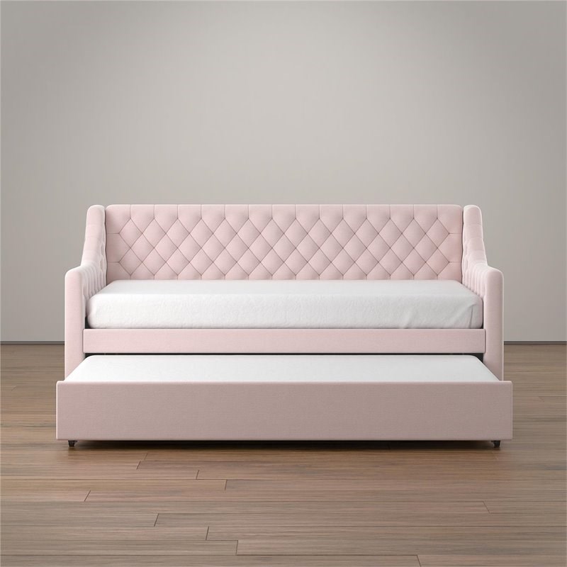 Little Seeds Monarch Hill Ambrosia Daybed and Trundle in Pink Homesquare