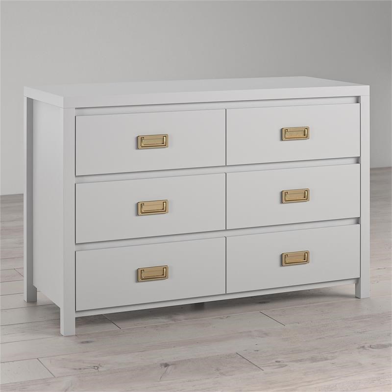 Little Seeds Monarch Hill Haven 6 Drawer Dove Grey Kids Dresser ...