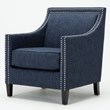 Comfort Pointe Taslo Navy Blue Accent Chair
