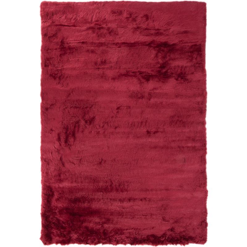 Abacasa Mink Ruby Acrylic and Polyester Faux Fur Area Rug