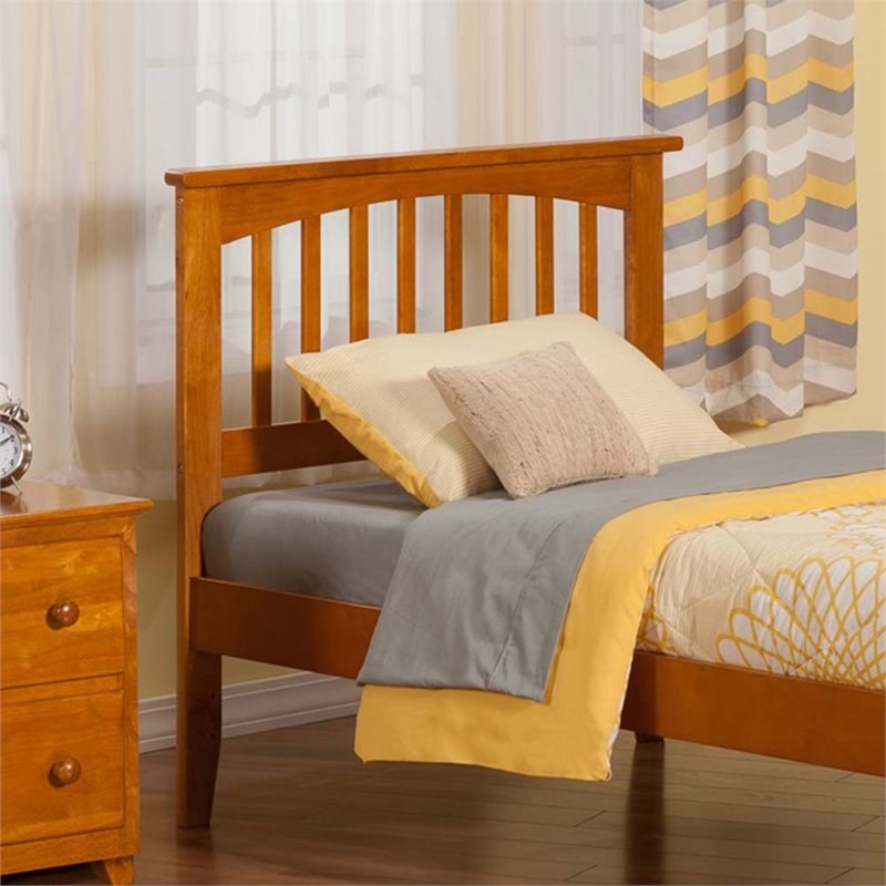 leo & lacey twin spindle headboard in caramel latte ll1652740