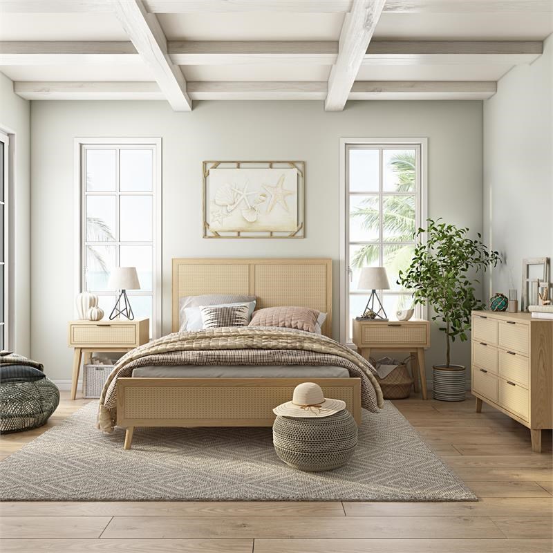 cane king headboard in brown d314270