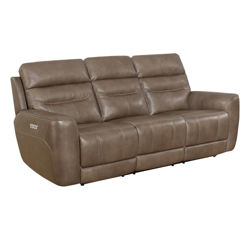 Power Reclining Sofa with Drop Down Table and Charging Station