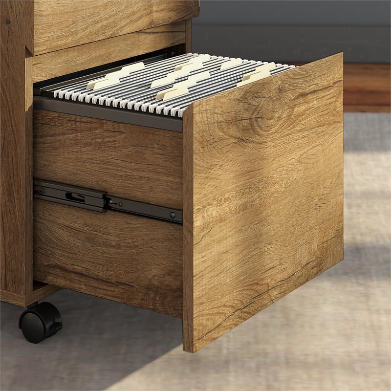 Latitude 2 Drawer Mobile File Cabinet - Engineered Wood