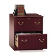 Bush Furniture Saratoga Lateral File Cabinet in Harvest Cherry